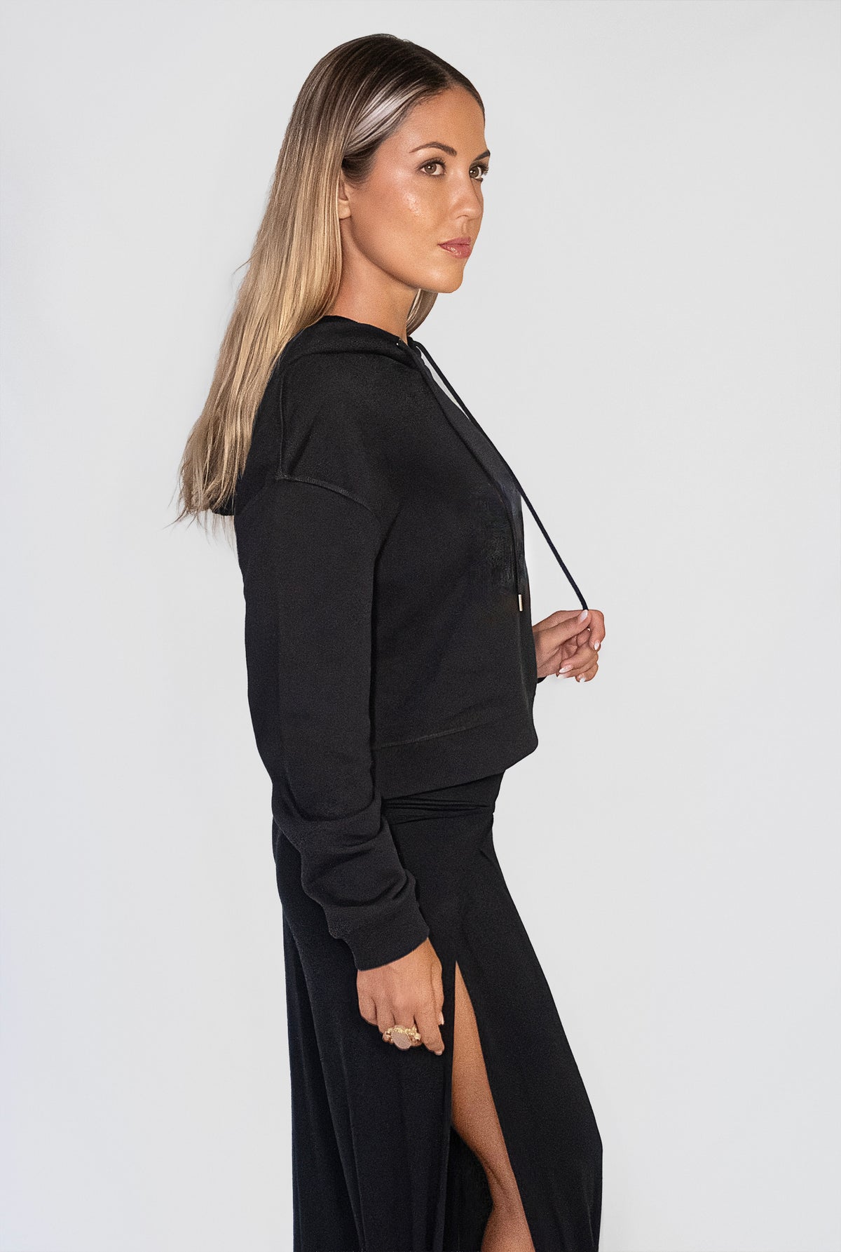 Femme Crop Hoodie