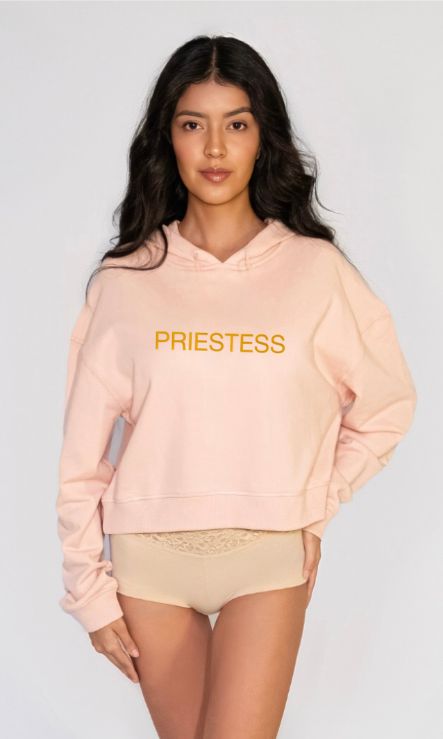 Priestess Crop Hoodie