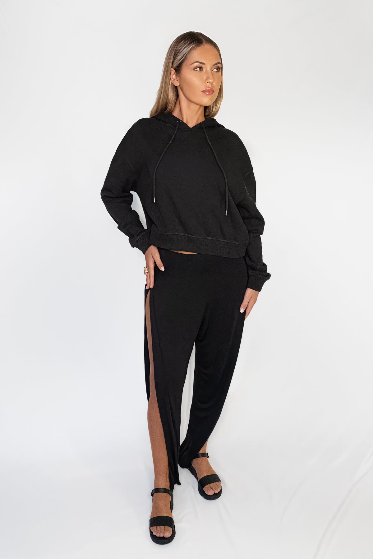 Femme Crop Hoodie
