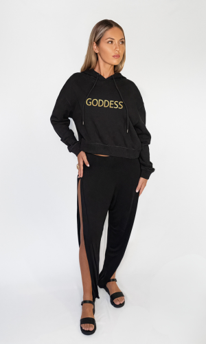 Goddess Crop Hoodie
